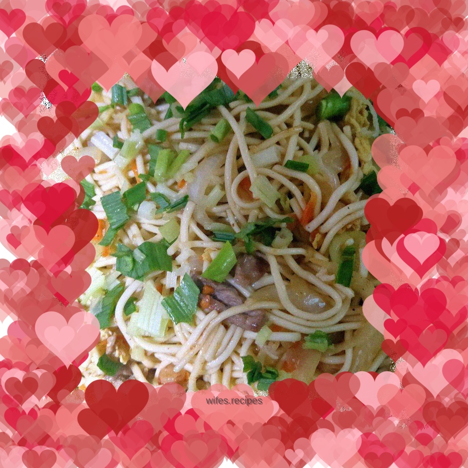 Simple fried noodles