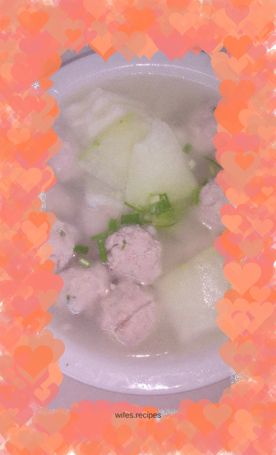 East Melon and Meatball Soup