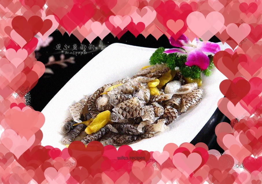 〖Fish skin mixed with wild pepper〗------Four steps to create a classic summer delicacy