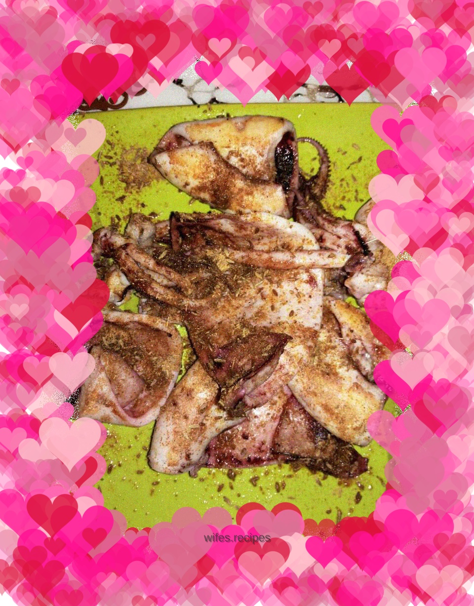 Electric cake stall squid