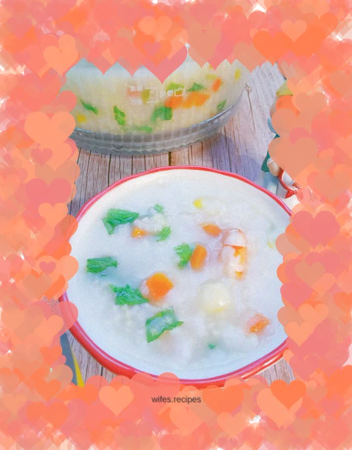 Colorful Shrimp Porridge