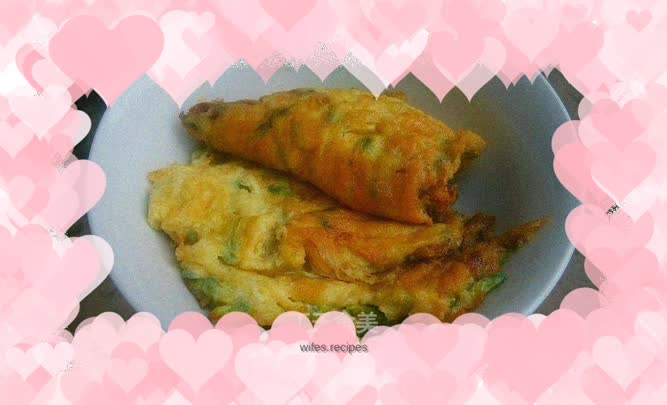 Sophora japonica omelette