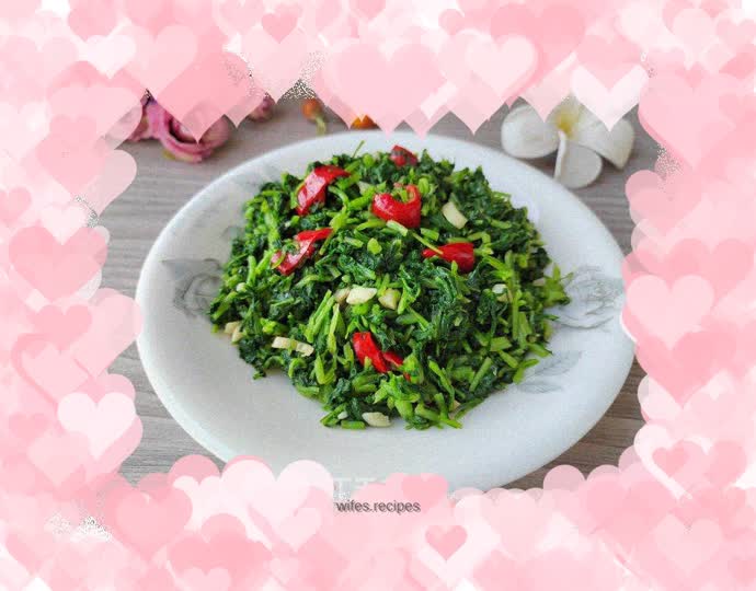 Spicy radish tassels