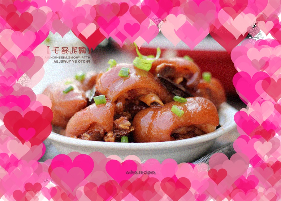 Fermented bean curd and pork knuckles---the most delicious home-cooked dish