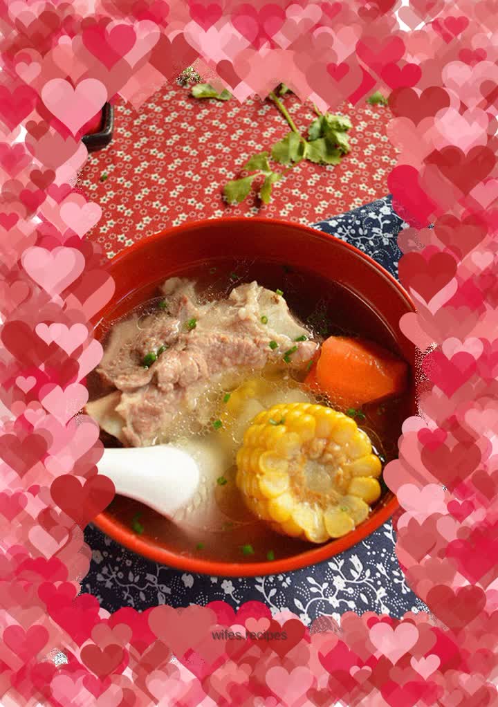 Corn bone soup