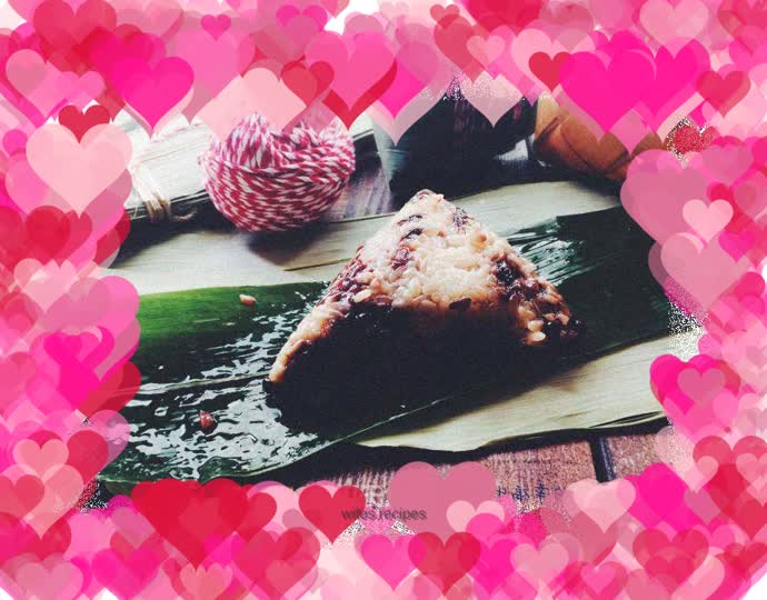 Sweet rice dumpling-red bean rice dumpling