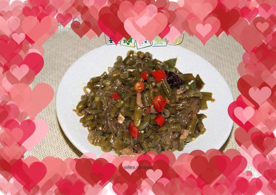 Vermicelli with Minced Pork and Pickled Beans