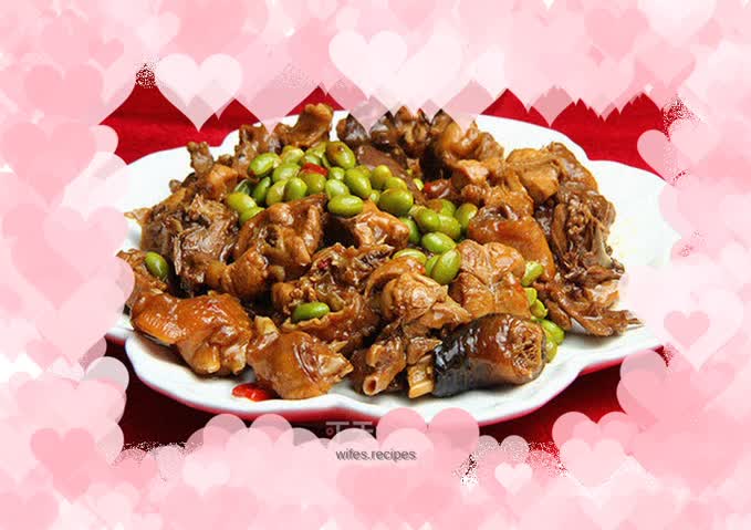 Grilled Chicken with Edamame