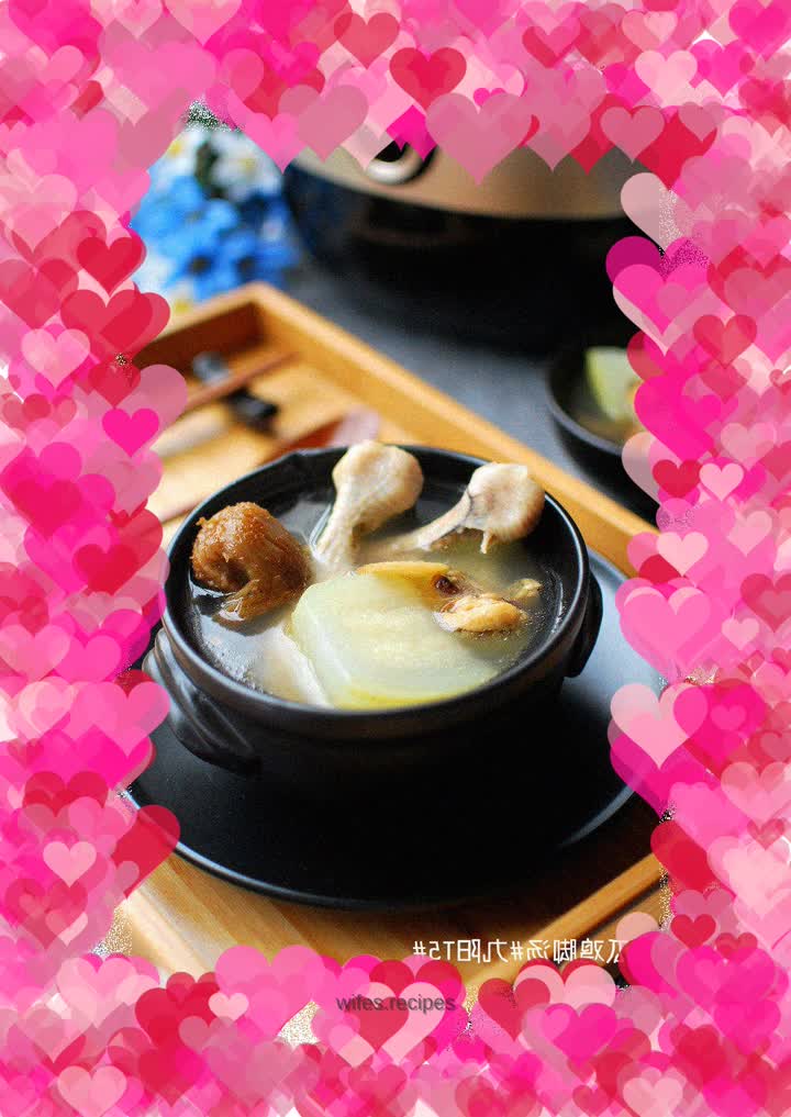 Mussel, Zucchini, Chicken Feet Soup