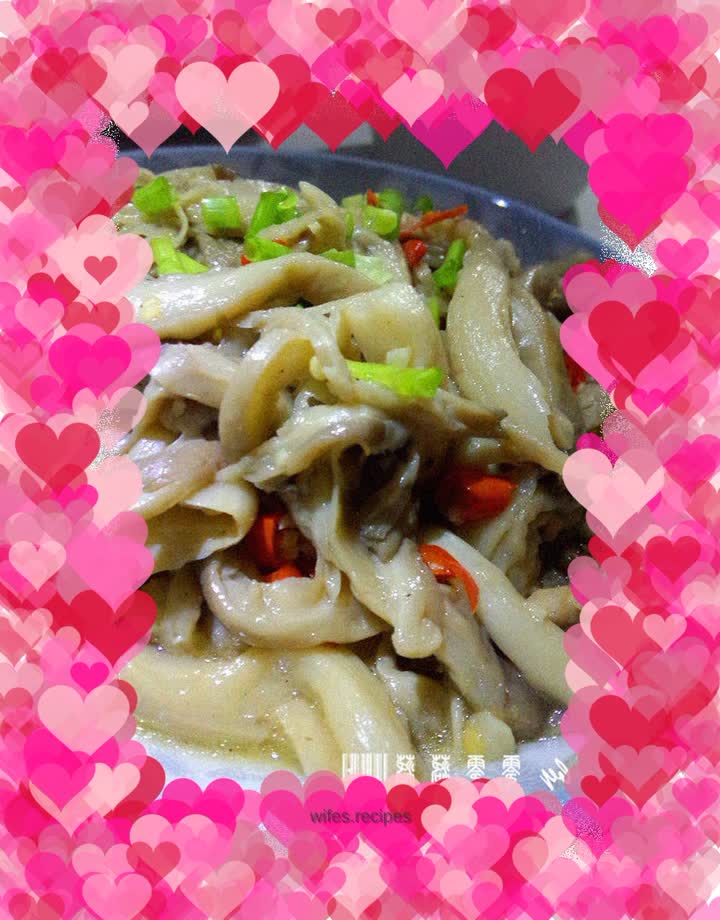 Spicy Mushroom Pork Sliced