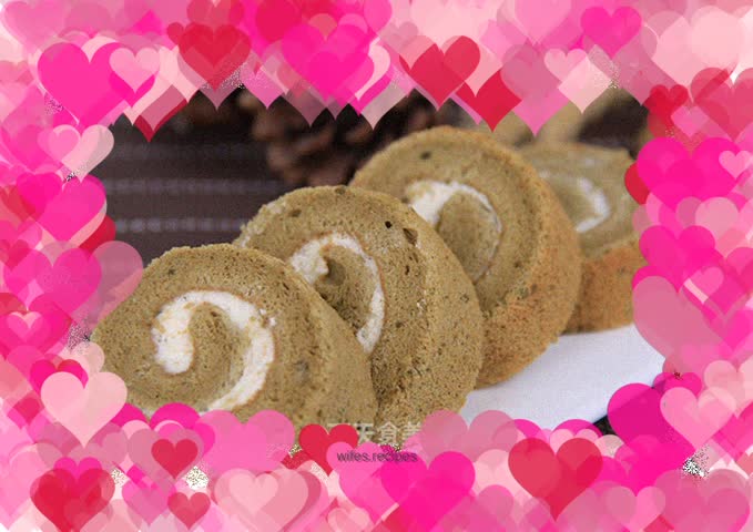 The green flavor on the tip of the tongue - Matcha cake roll