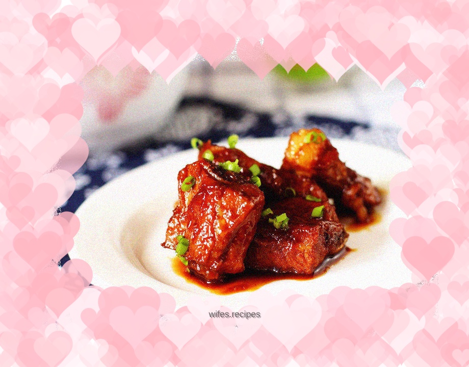 [Healthy New Year’s Eve Dinner] Oil-free and less salt braised pork ribs