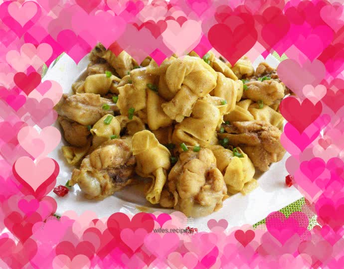 Curry Shredded Chicken Wings