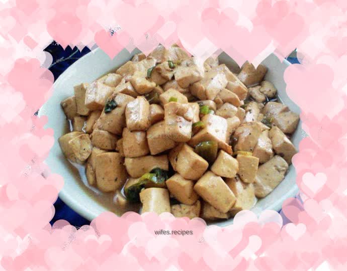 Double pepper tofu