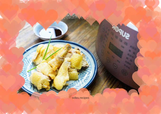 Cooking plain-cut chicken without water