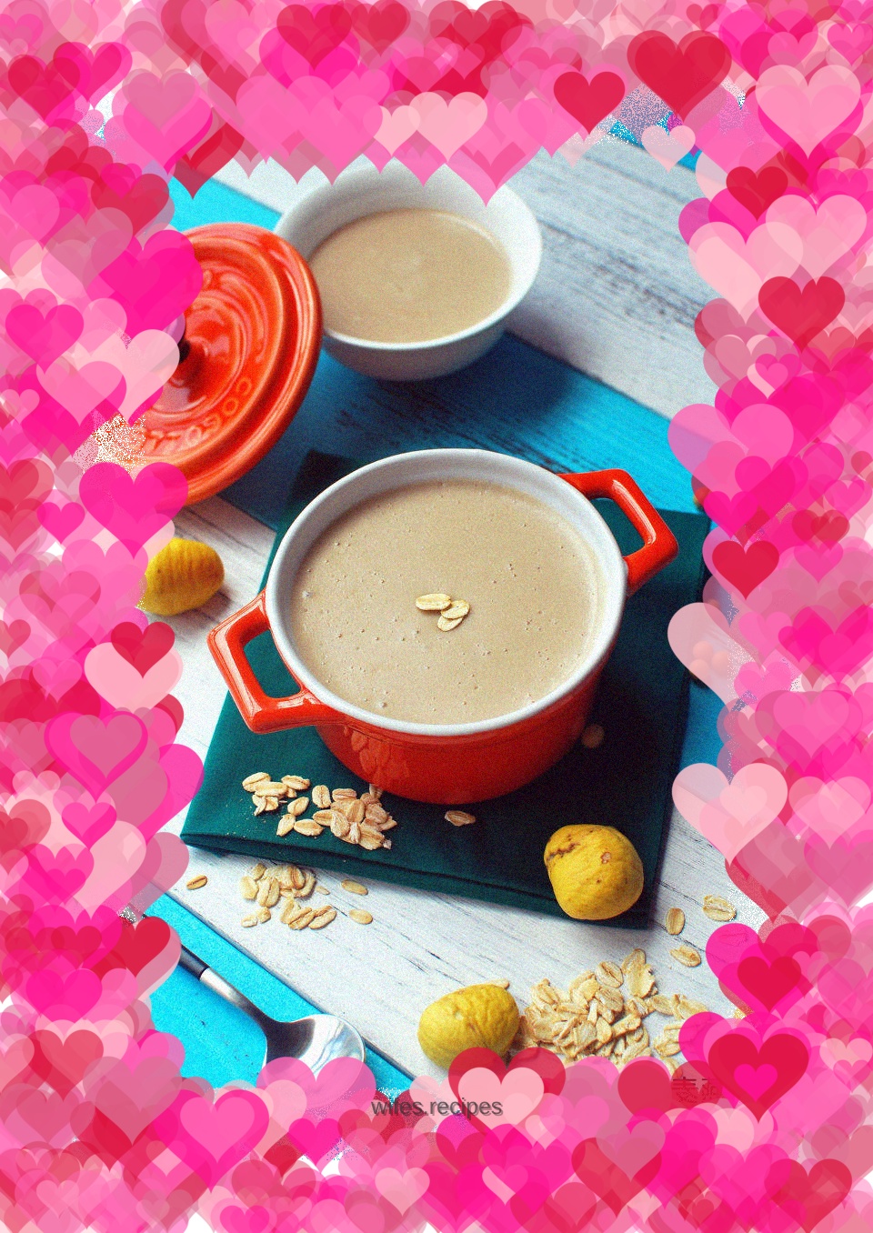 Enhance physical fitness and relieve constipation----Oatmeal chestnut paste