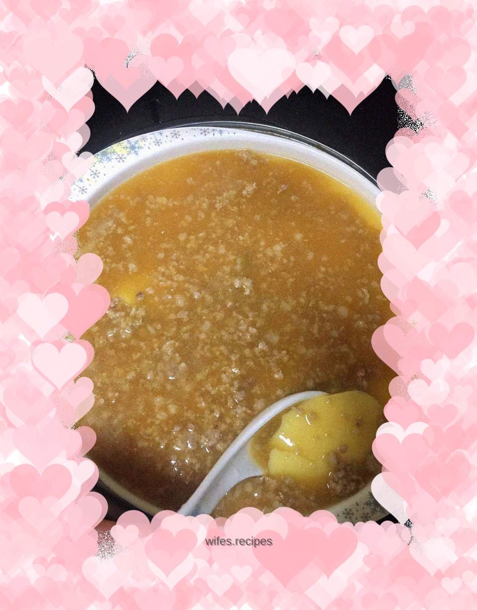 Steamed Egg with Minced Pork