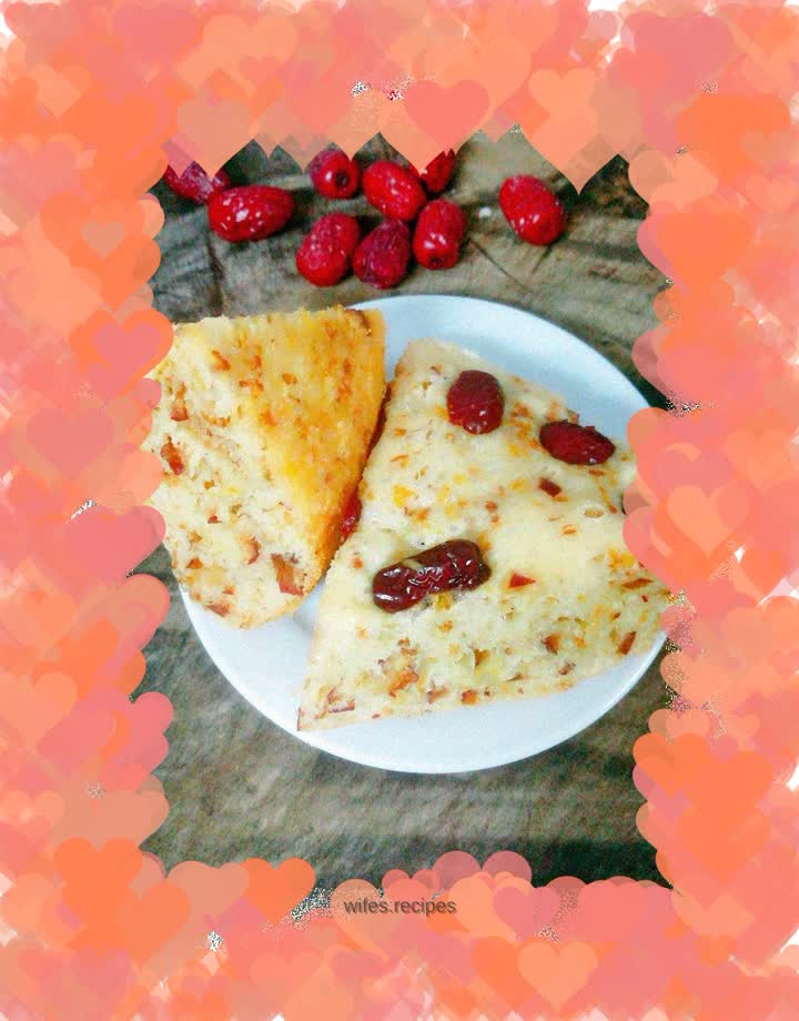 Honey Osmanthus and Red Date Hair Cake