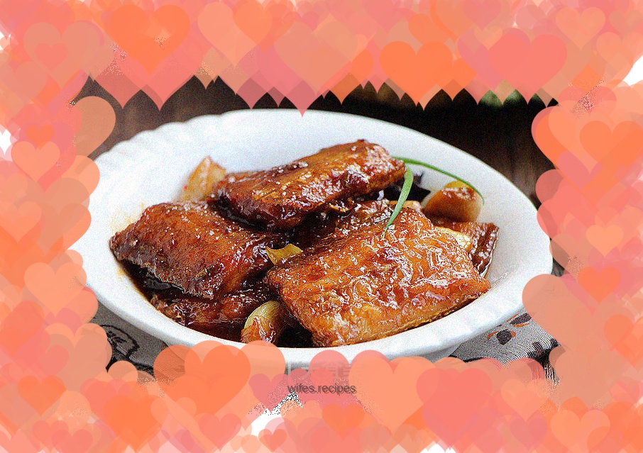 Sweet and sour hairtail fish