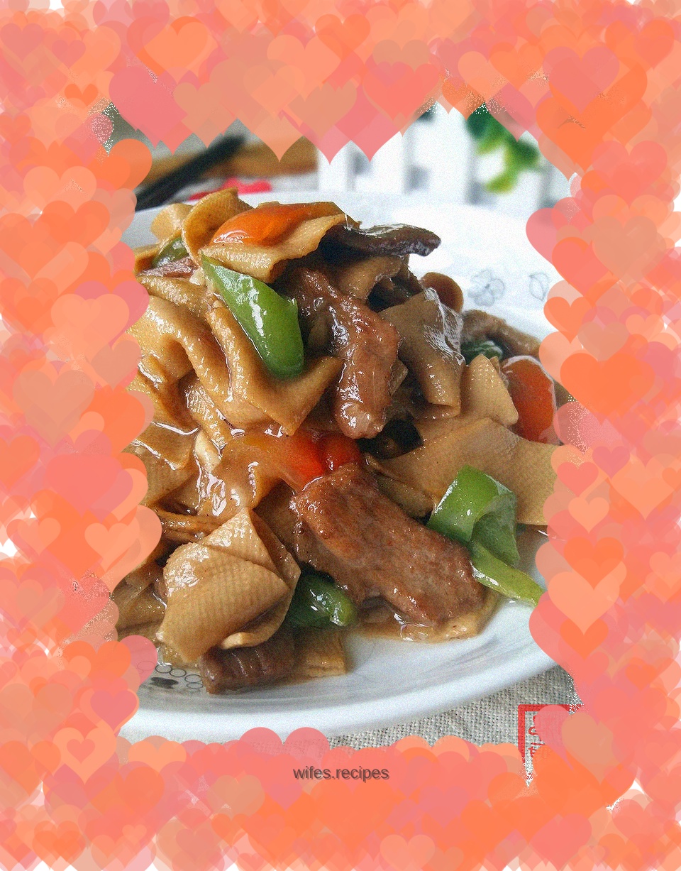 Spicy pepper tofu skin