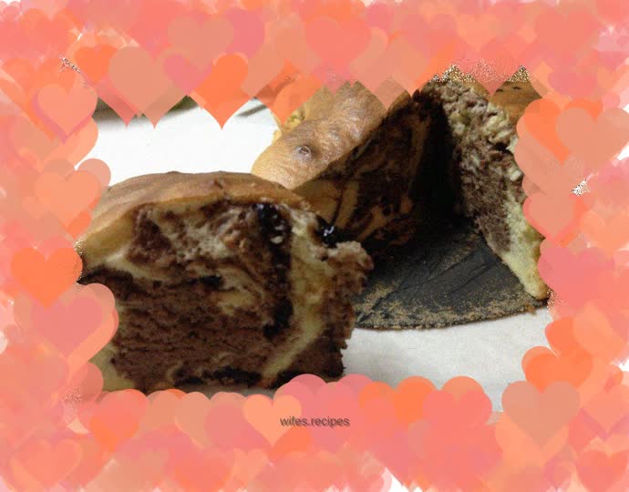 Chocolate marble cake