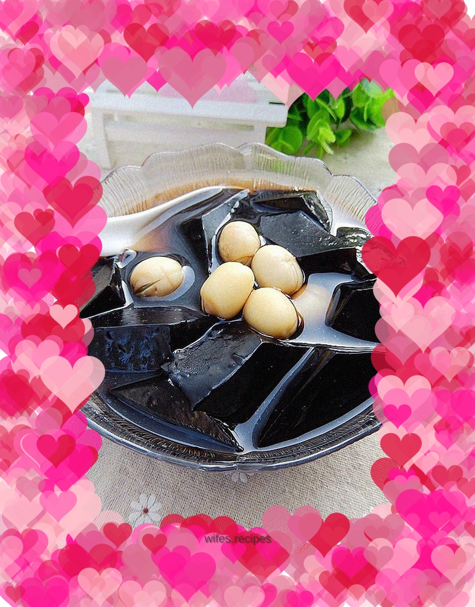 Lotus seed turtle jelly