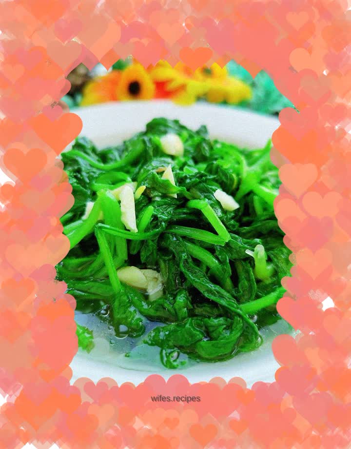 Stir-fried radish sprouts