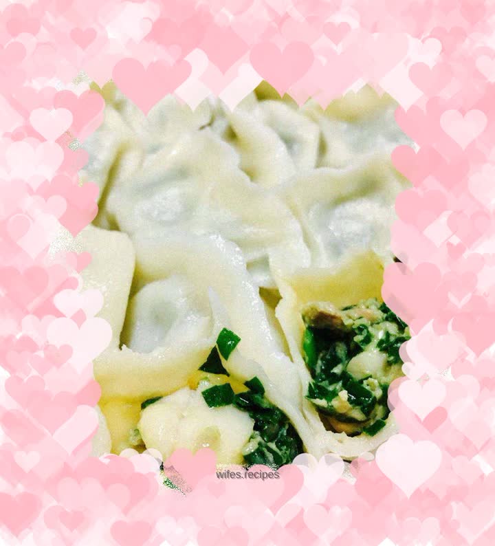 Dumplings with diced scallops and three fresh fillings