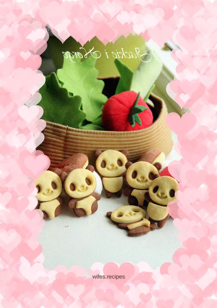 Cartoon Panda Cookies