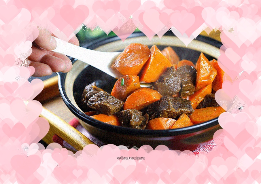 Carrot and mutton stew