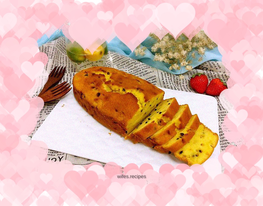 Passion fruit pound cake