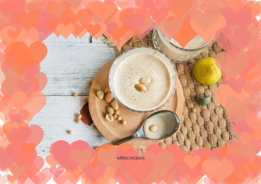 Super energy drink - peanut soy milk