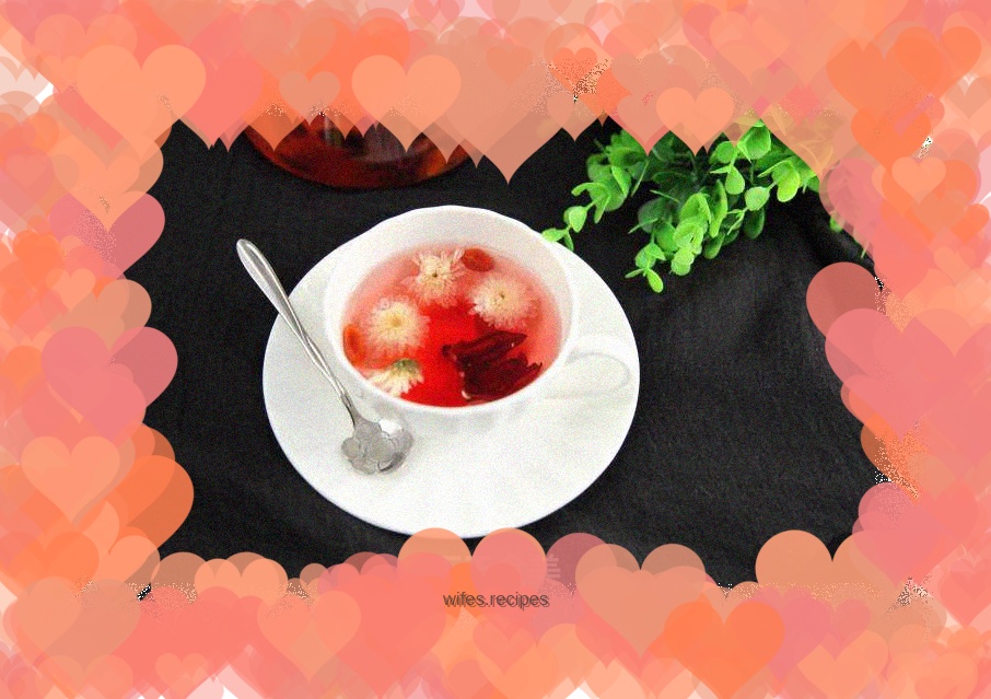 Roselle chrysanthemum tea