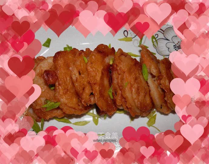 Pan-fried lotus root box