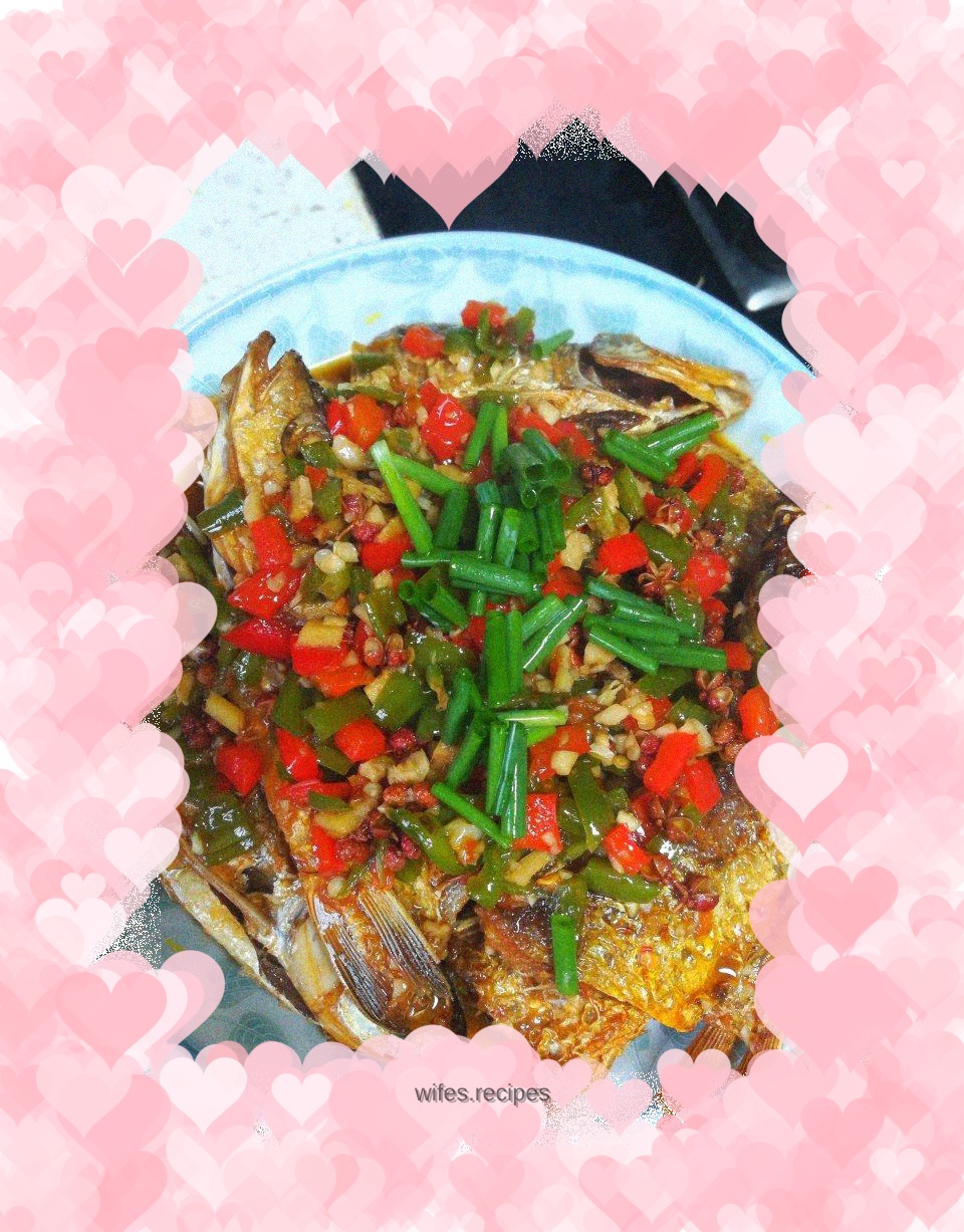 Pan-fried air-dried fish