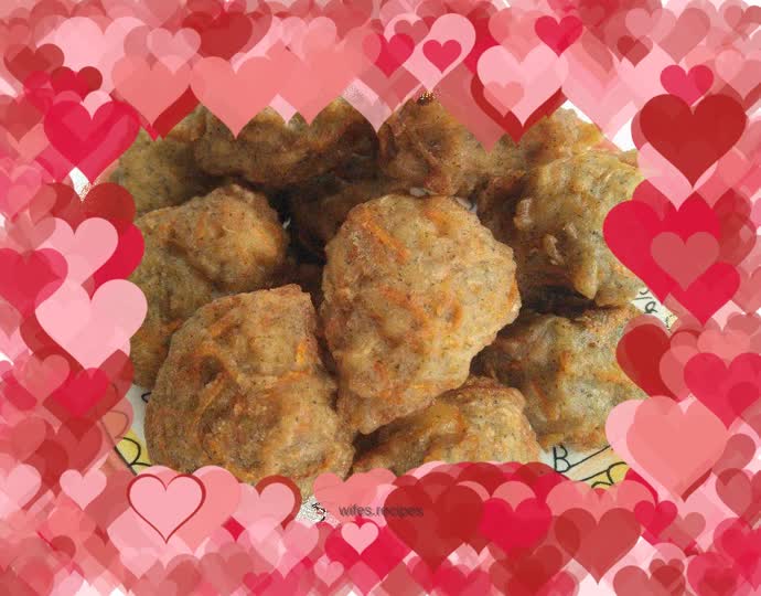 Black bean dregs and radish meatballs