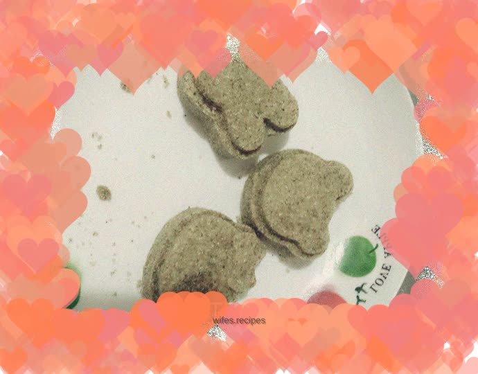 Cartoon mung bean cake