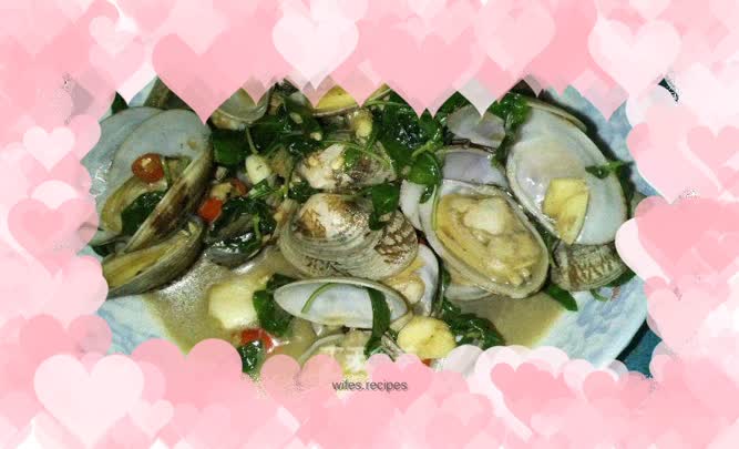 Spicy stir-fried scallops