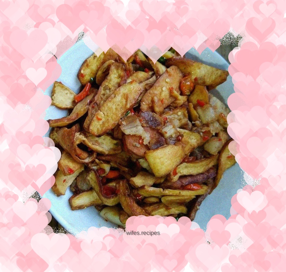 Stir-fried Pork Belly with Dried Fragrance