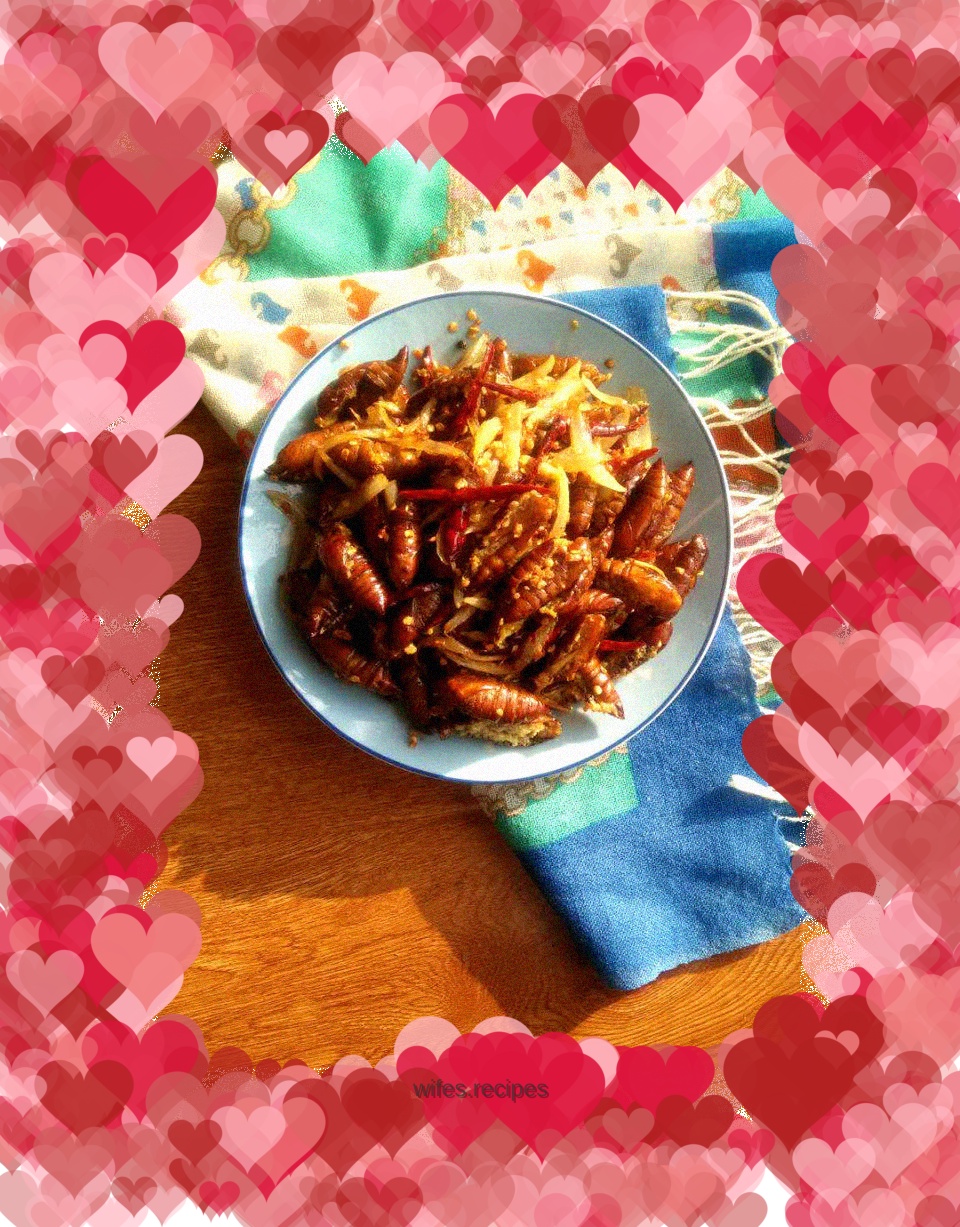 【Crispy and Crispy】Dry Stir-fried Silkworm Chrysalis