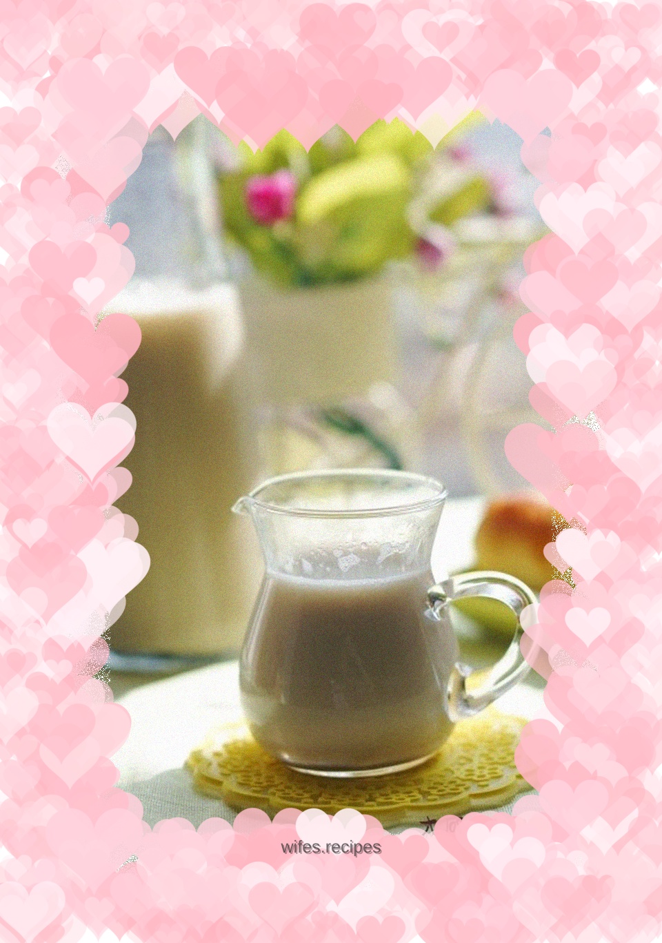 Red dates and black soy milk