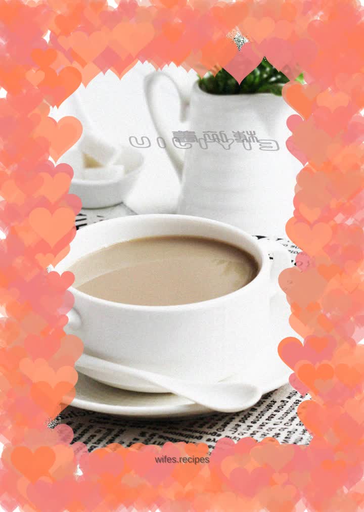 Tea flavored green bean milk