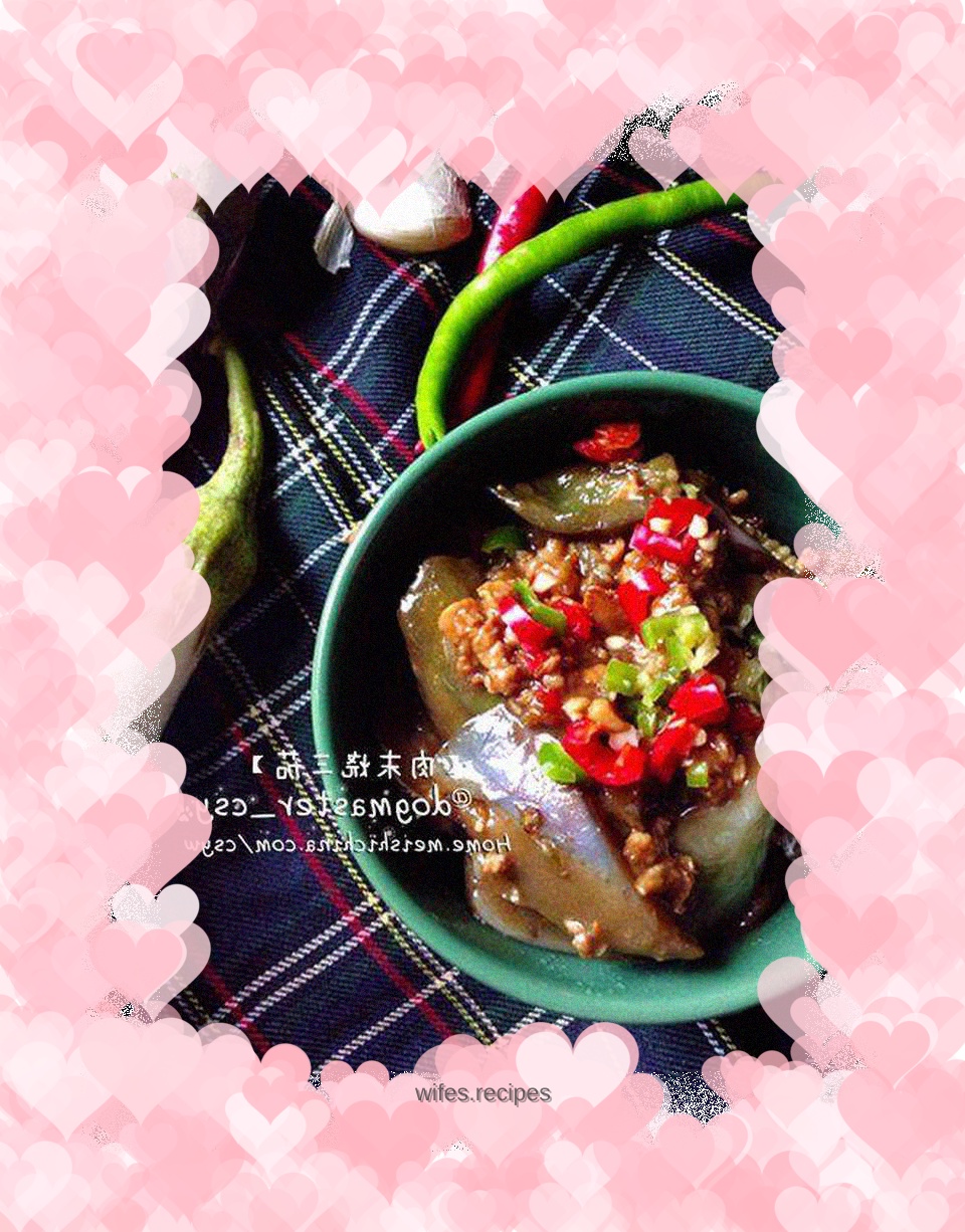 Eggplants roasted in soy sauce go well with rice [Three eggplants roasted with minced meat]