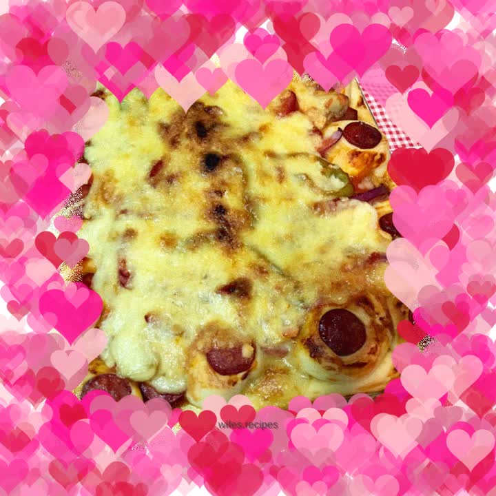 Stuffed Sausage Cheese Pizza