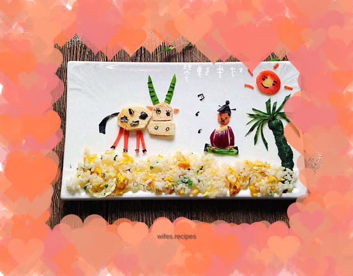 A pair of creative platters playing the piano