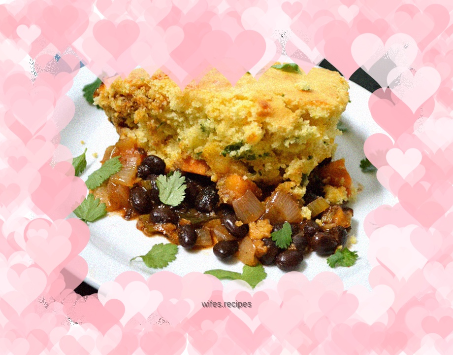 Once baked, it’s as deep as the sea—unusual home-cooked vegetable tortillas