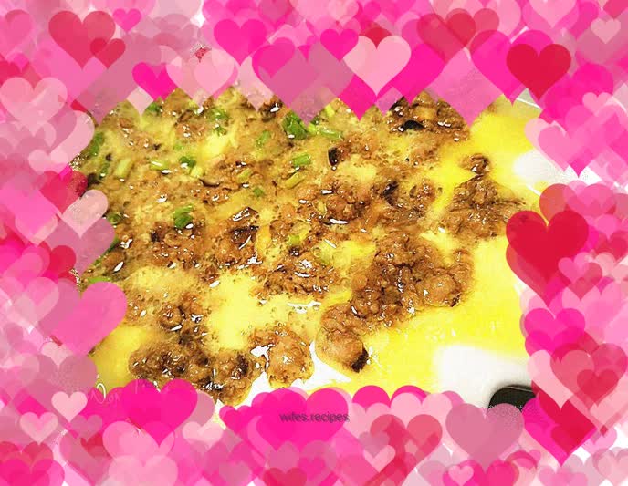 Steamed tofu and eggs