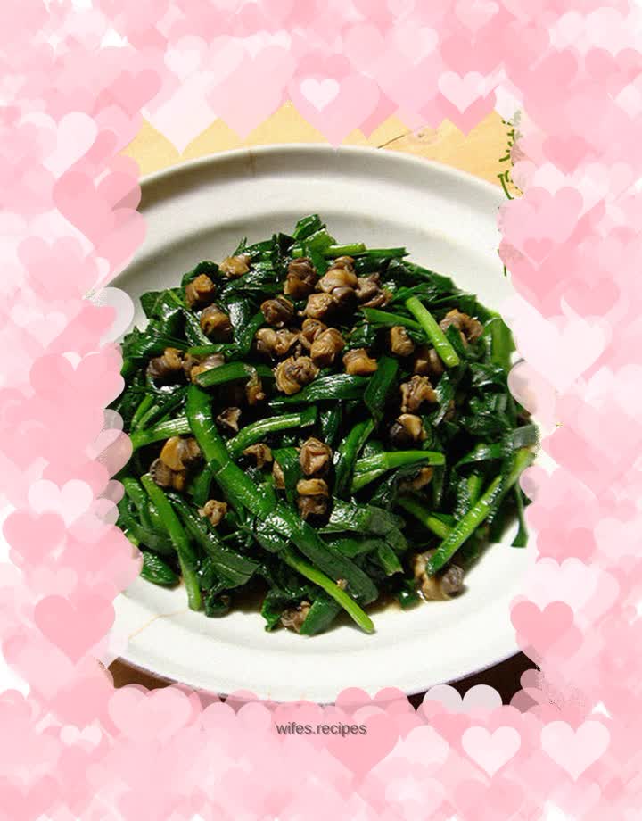 【Stir-fried Snails with Leeks】Help your intestines exercise