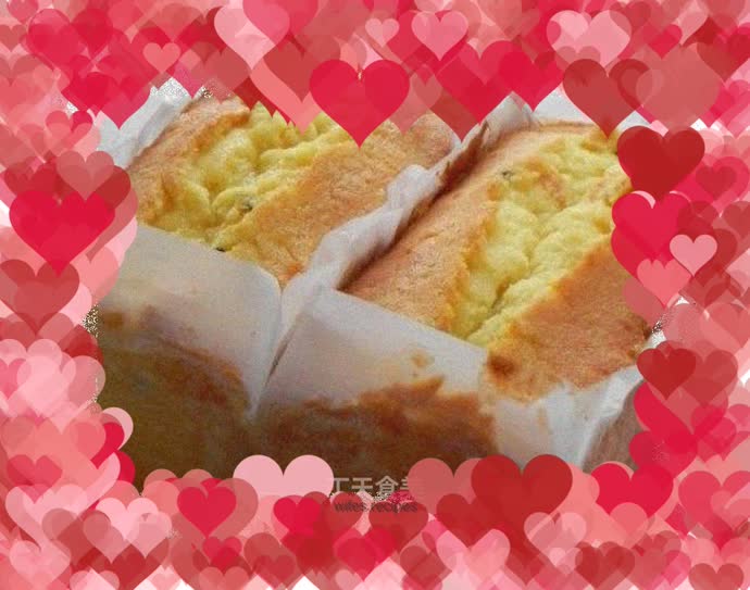 Passion fruit pound cake