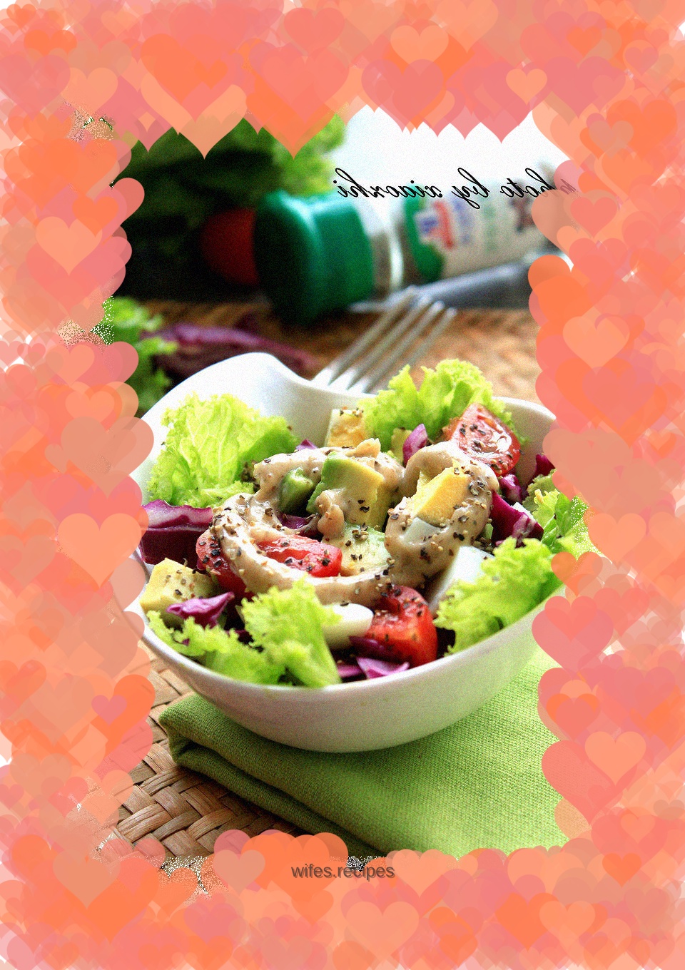 Avocado and egg salad